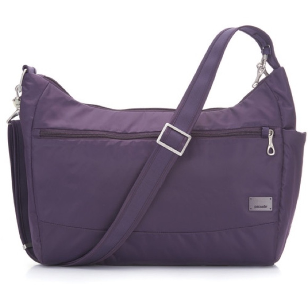 [SOLD] Pacsafe Citysafe CS200 Anti-Theft Handbag (Mulberry)